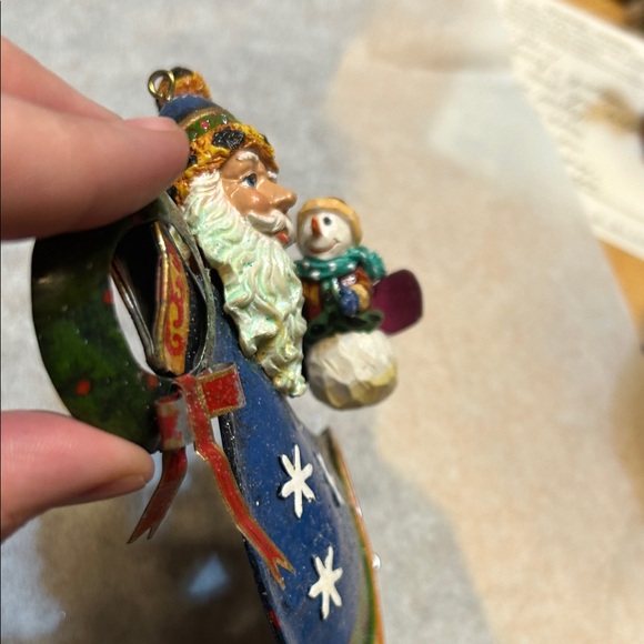 Colorful Santa Claus Ornament - Picture 2 of 3